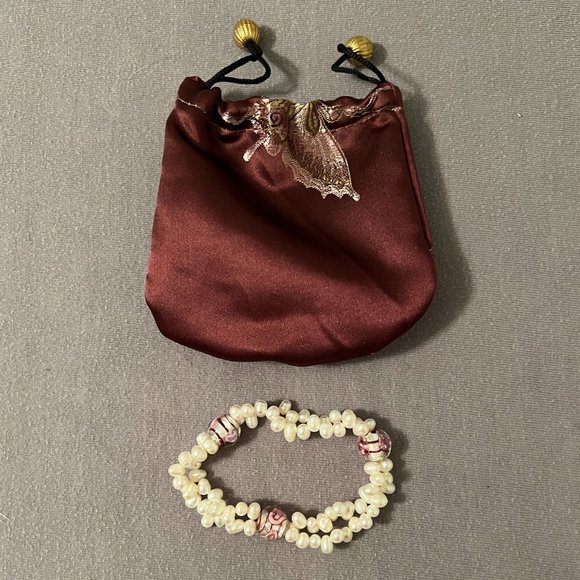 Freshwater Pearl with Glass Beads Bracelet - Picture 4 of 7